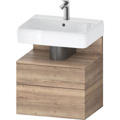 Duravit Qatego QA4393055550010 szafka 59x47x59 cm podumywalkowa wisząca czarny