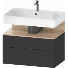 Duravit Qatego QA4394055800010 szafka 79x47x59 cm podumywalkowa wisząca grafit