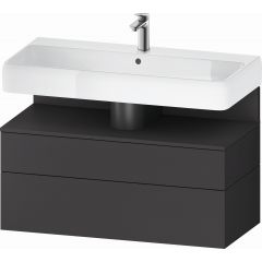 Duravit Qatego QA4395049490010 szafka 99x47x59 cm podumywalkowa wisząca grafit