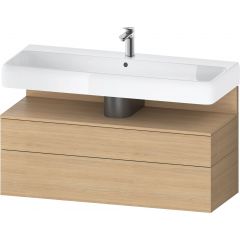 Duravit Qatego QA4396030300010 szafka 119x47x59 cm podumywalkowa wisząca dąb