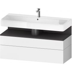 Duravit Qatego QA4396049180010 szafka 119x47x59 cm podumywalkowa wisząca biały