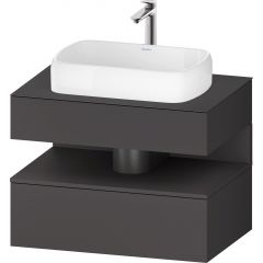 Duravit Qatego QA4730049490010 szafka 80x55x60 cm podumywalkowa wisząca grafit