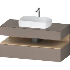 Duravit Qatego QA4732030430010 szafka 120x55x60 cm podumywalkowa wisząca dąb