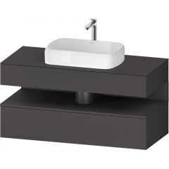 Duravit Qatego QA4732049490010 szafka 120x55x60 cm podumywalkowa wisząca grafit