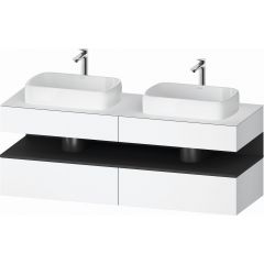 Duravit Qatego QA4779049180010 szafka 160x55x60 cm podumywalkowa wisząca biały