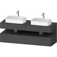 Duravit Qatego QA4779049490010 szafka 160x55x60 cm podumywalkowa wisząca grafit