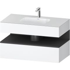 Duravit Qatego QA4786049180010 umywalka z szafką 100 cm biała