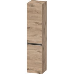 Duravit Sivida SV1370LBD550000 szafka 40x37.4x176 cm boczna wisząca czarna-dąb