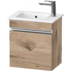 Duravit Sivida SV4642L10550000 szafka 40x28.7x44.3 cm podumywalkowa wisząca dąb-chrom