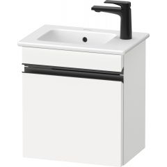 Duravit Sivida SV4642LBD180000 szafka 40x28.7x44.3 cm podumywalkowa wisząca biała-czarna