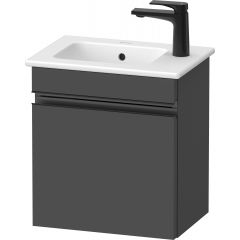 Duravit Sivida SV4642LBD490000 szafka 40x28.7x44.3 cm podumywalkowa wisząca czarna-grafitowa