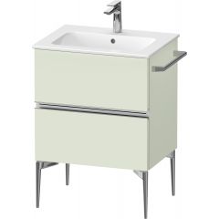 Duravit Sivida SV4643010HH0000 szafka 61x47.7x59.1 cm podumywalkowa wisząca zielona-chrom