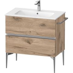 Duravit Sivida SV4644010550000 szafka 81x47.7x59.1 cm podumywalkowa wisząca dąb-chrom