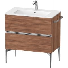 Duravit Sivida SV4644010790000 szafka 81x47.7x59.1 cm podumywalkowa wisząca orzech-chrom