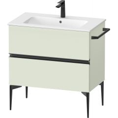 Duravit Sivida SV46440BDHH0000 szafka 81x47.7x59.1 cm podumywalkowa wisząca czarna-zielona