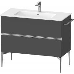 Duravit Sivida SV4645010490000 szafka 101x47.7x59.1 cm podumywalkowa wisząca grafitowa-chrom