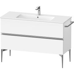 Duravit Sivida SV4646010180000 szafka 121x47.7x59.1 cm podumywalkowa wisząca biała-chrom