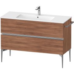 Duravit Sivida SV4646010790000 szafka 121x47.7x59.1 cm podumywalkowa wisząca orzech-chrom