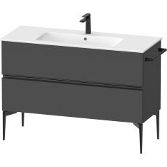 Duravit Sivida SV46460BD490000 szafka 121x47.7x59.1 cm podumywalkowa wisząca czarna-szara