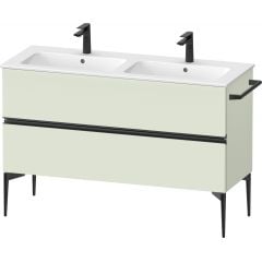 Duravit Sivida SV46470BDHH0000 szafka 128x47.7x59.1 cm podumywalkowa wisząca czarna-zielona