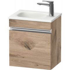 Duravit Sivida SV4649L10550000 szafka 40x29.5x44 cm podumywalkowa wisząca dąb-chrom