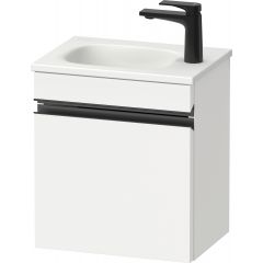 Duravit Sivida SV4649RBD180000 szafka 40x29.5x44 cm podumywalkowa wisząca biała-czarna