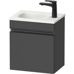 Duravit Sivida SV4649RBD490000 szafka 40x29.5x44 cm podumywalkowa wisząca czarna-grafitowa