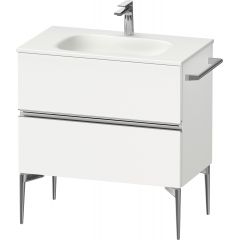 Duravit Sivida SV4651010180000 szafka 81x47.7x59.2 cm podumywalkowa wisząca biała-chrom