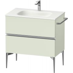 Duravit Sivida SV4651010HH0000 szafka 81x47.7x59.2 cm podumywalkowa wisząca zielona-chrom