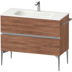 Duravit Sivida SV4652010790000 szafka 101x47.7x59.2 cm podumywalkowa wisząca orzech-chrom