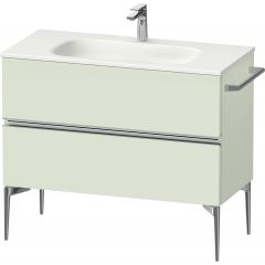 Duravit Sivida SV4652010HH0000 szafka 101x47.7x59.2 cm podumywalkowa wisząca zielona-chrom