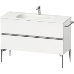 Duravit Sivida SV4653010180000 szafka 121x47.7x59.2 cm podumywalkowa wisząca biała-chrom