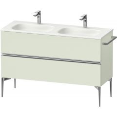 Duravit Sivida SV4654010HH0000 szafka 128x47.7x59.2 cm podumywalkowa wisząca zielona-chrom