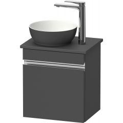 Duravit Sivida SV4656L10490000 szafka 40x32.5x44 cm podumywalkowa wisząca grafitowa-chrom