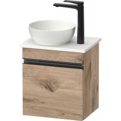 Duravit Sivida SV4656RBD550000 szafka 40x32.5x44 cm podumywalkowa wisząca czarna-dąb