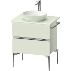 Duravit Sivida SV4657010HH0000 szafka 64.5x47.5x54.8 cm podumywalkowa wisząca zielona-chrom