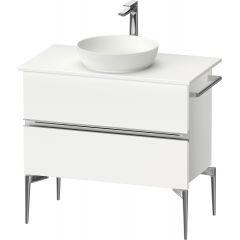 Duravit Sivida SV4658010180000 szafka 84.5x47.5x54.8 cm podumywalkowa wisząca biała-chrom