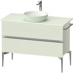 Duravit Sivida SV4659010HH0000 szafka 104.5x47.5x54.8 cm podumywalkowa wisząca zielona-chrom