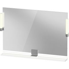 Duravit Sivida SV7423010220000 lustro 105x65 cm prostokątne z oświetleniem biały-chrom