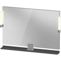 Duravit Sivida SV7423010490000 lustro 105x65 cm prostokątne z oświetleniem chrom-grafit