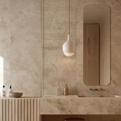 Guarda Harmony BASHAR140X120 lustro 40x120 cm prostokątne srebrny