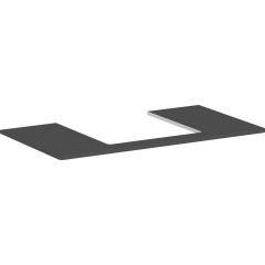 Hansgrohe Xelu Q 54095910 blat naszafkowy 98x55 cm szary