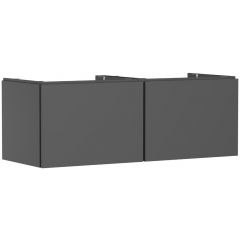 Hansgrohe Xilesa E 54268760 szafka 137.5x55x50 cm podumywalkowa wisząca szara