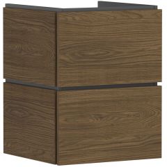 Hansgrohe Xilesa E 54291550 szafka 48x47x62 cm podumywalkowa wisząca dąb