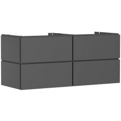 Hansgrohe Xilesa E 54306760 szafka 137.5x55x62 cm podumywalkowa wisząca szara