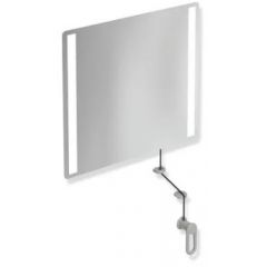 Hewi 8010140095  lustro 60x54 cm prostokątne z oświetleniem