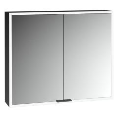 Kronenbach Cube 2.0 KB100217MB szafka 80x17x70 cm z lustrem czarna