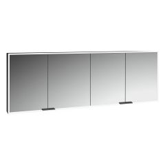 Kronenbach Cube 2.0 KB100223MB szafka 200x17x70 cm z lustrem czarna