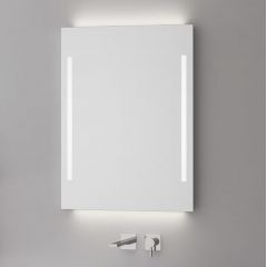Kronenbach Sun US608082KBSNLEDN lustro 60x80 cm prostokątne z oświetleniem srebrny