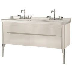 Kerasan Waldorf 925430 szafka 150x51x50 cm podumywalkowa wisząca biała